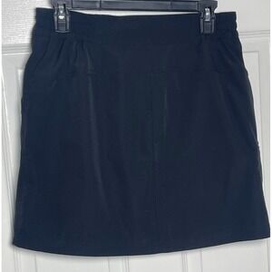 32 Degrees Cool Black Athletic Skort Women Small Built-In Shorts Pocket Stretch